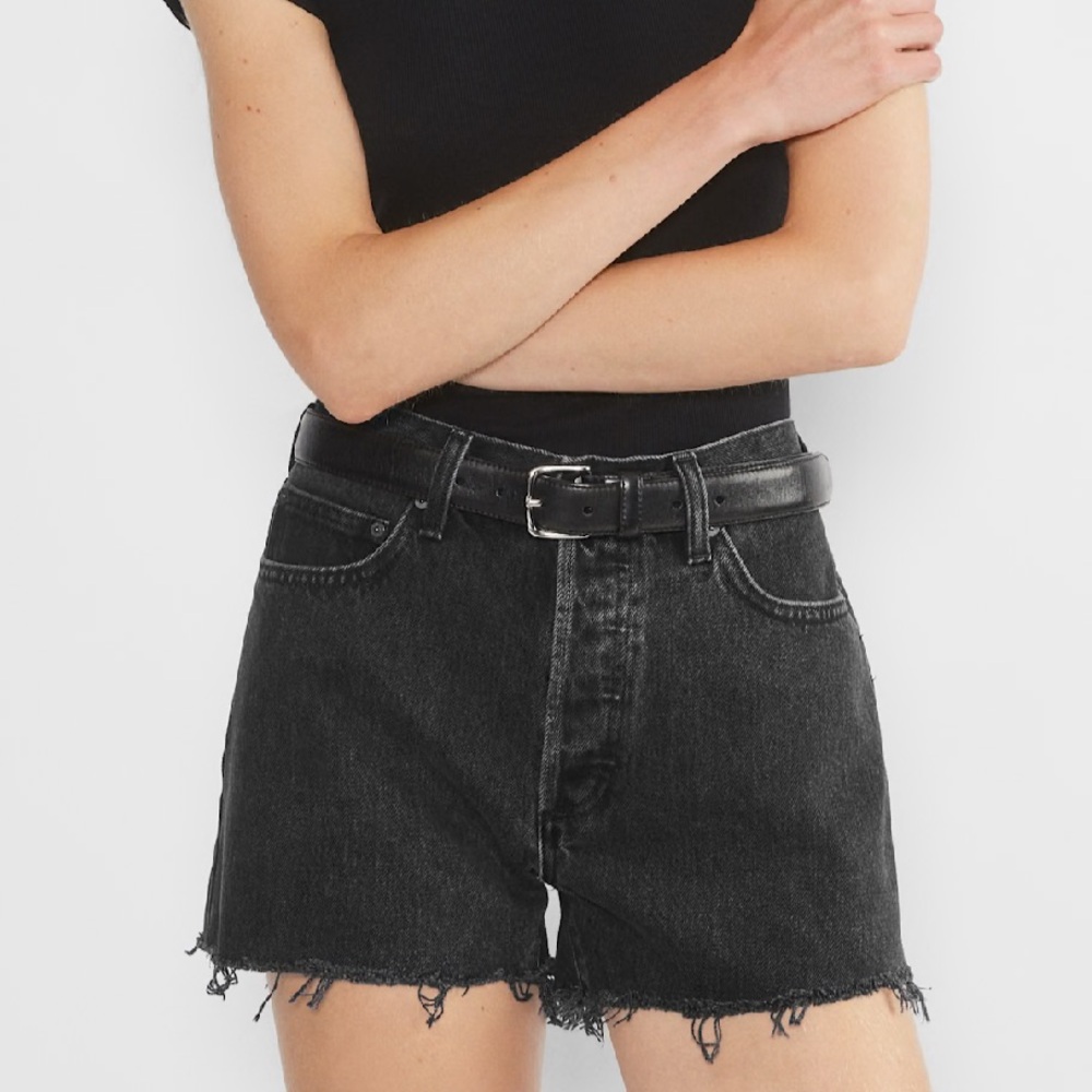 Denim Forum Charcoal Ex-Boyfriend Shorts